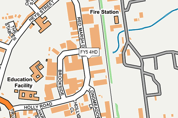 FY5 4HD map - OS OpenMap – Local (Ordnance Survey)