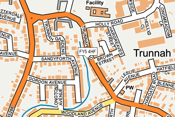 FY5 4HF map - OS OpenMap – Local (Ordnance Survey)