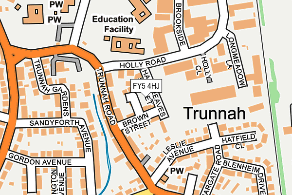 FY5 4HJ map - OS OpenMap – Local (Ordnance Survey)