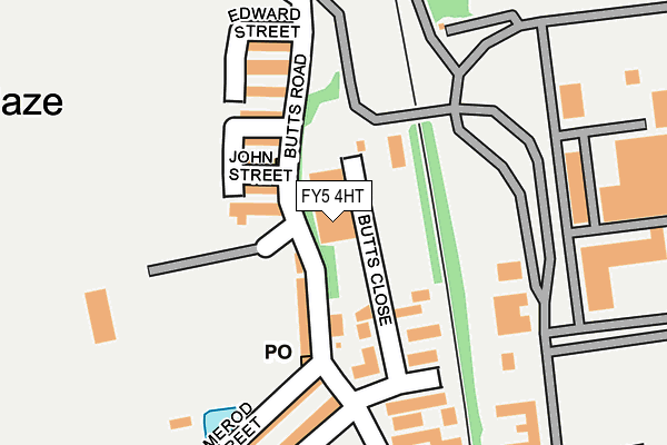 FY5 4HT map - OS OpenMap – Local (Ordnance Survey)
