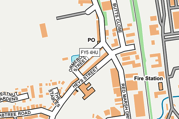 FY5 4HU map - OS OpenMap – Local (Ordnance Survey)