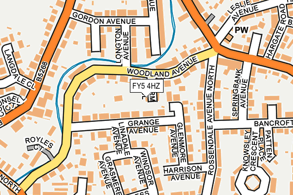 FY5 4HZ map - OS OpenMap – Local (Ordnance Survey)