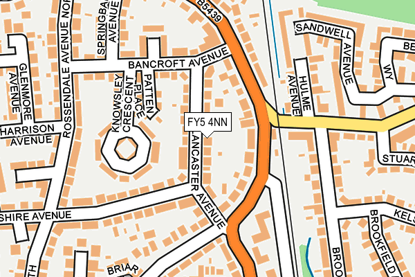 FY5 4NN map - OS OpenMap – Local (Ordnance Survey)