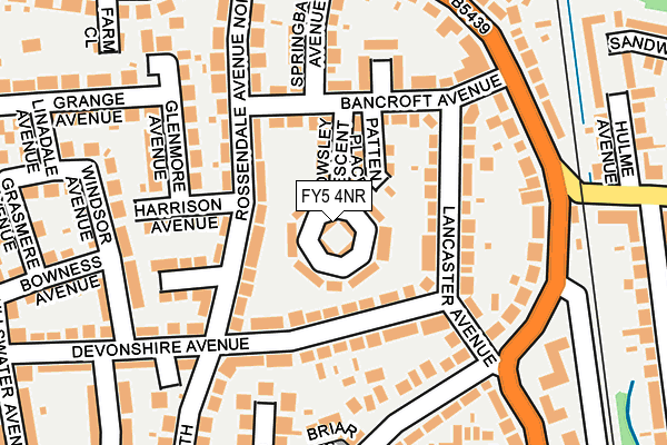 FY5 4NR map - OS OpenMap – Local (Ordnance Survey)