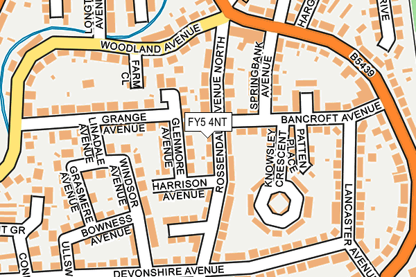 FY5 4NT map - OS OpenMap – Local (Ordnance Survey)
