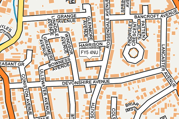FY5 4NU map - OS OpenMap – Local (Ordnance Survey)