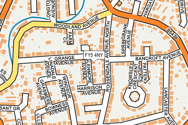 FY5 4NY map - OS OpenMap – Local (Ordnance Survey)