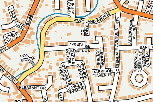 FY5 4PA map - OS OpenMap – Local (Ordnance Survey)