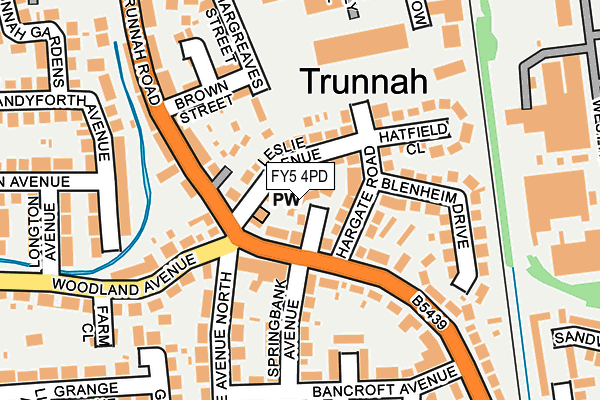FY5 4PD map - OS OpenMap – Local (Ordnance Survey)