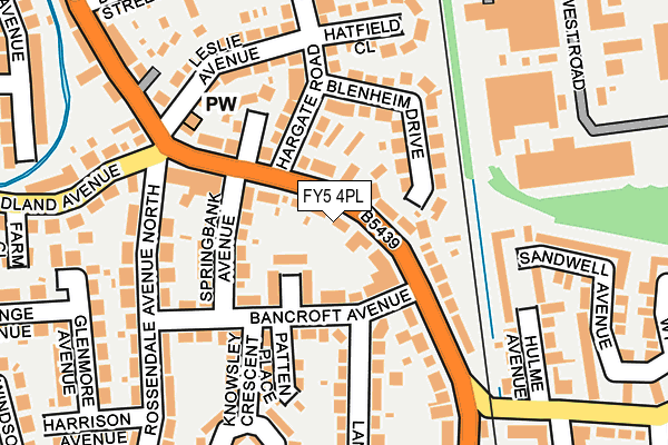FY5 4PL map - OS OpenMap – Local (Ordnance Survey)