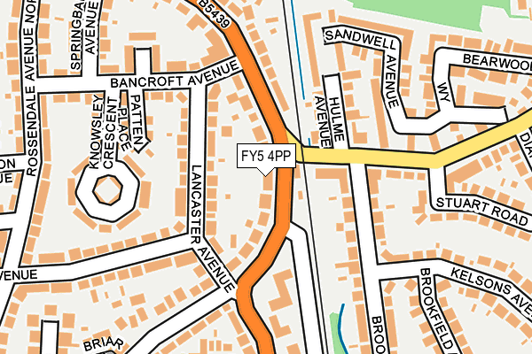 FY5 4PP map - OS OpenMap – Local (Ordnance Survey)
