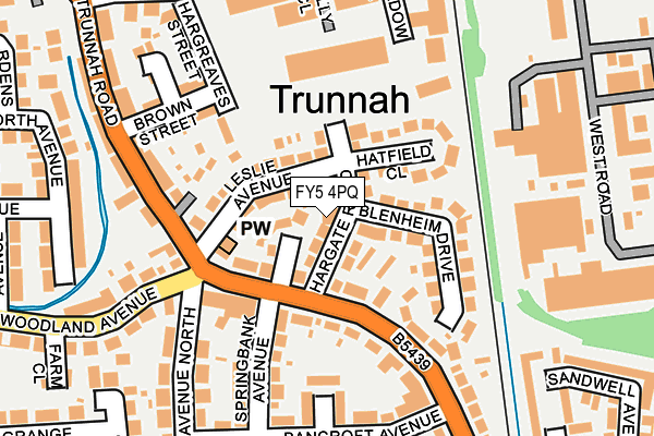FY5 4PQ map - OS OpenMap – Local (Ordnance Survey)