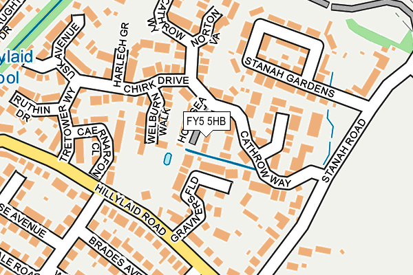 FY5 5HB map - OS OpenMap – Local (Ordnance Survey)