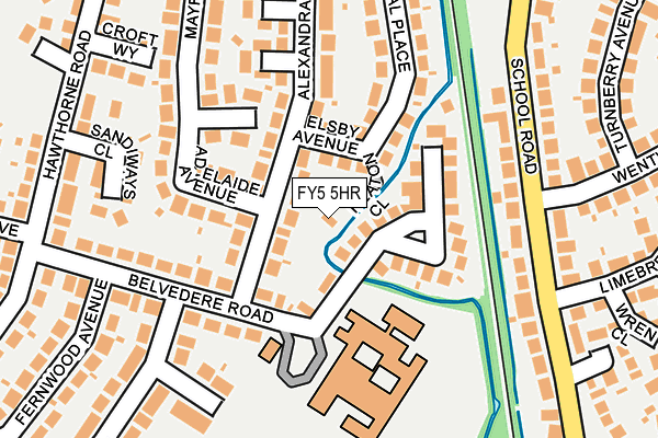 FY5 5HR map - OS OpenMap – Local (Ordnance Survey)