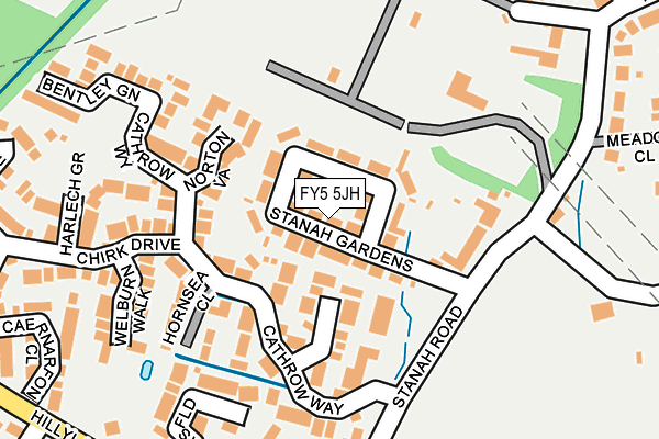 FY5 5JH map - OS OpenMap – Local (Ordnance Survey)