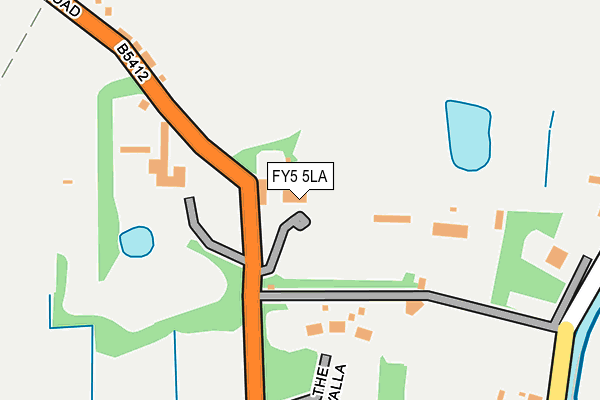 FY5 5LA map - OS OpenMap – Local (Ordnance Survey)