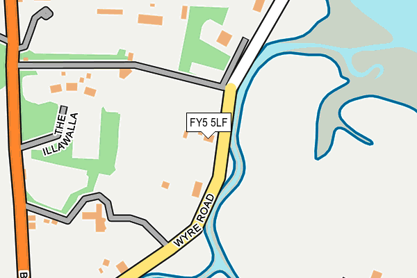 FY5 5LF map - OS OpenMap – Local (Ordnance Survey)