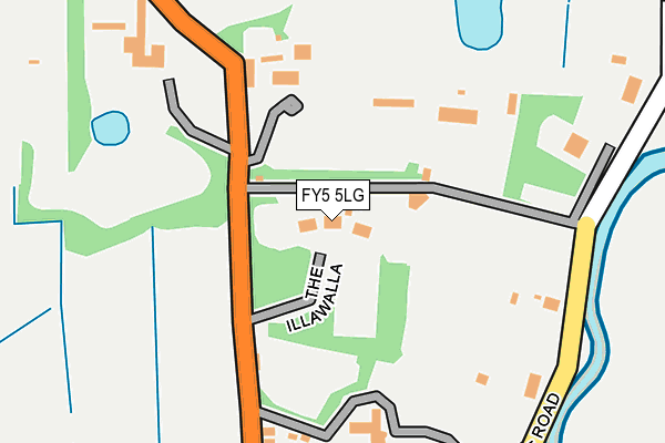 FY5 5LG map - OS OpenMap – Local (Ordnance Survey)