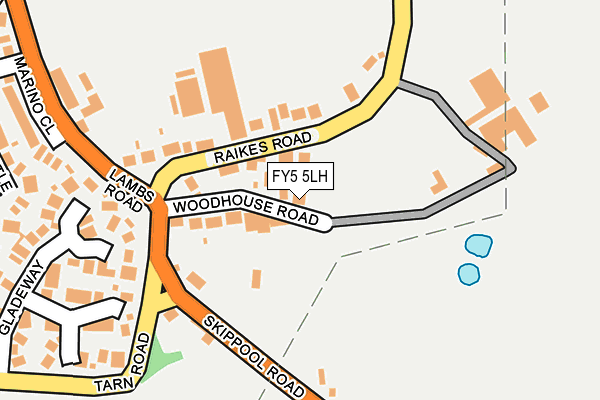 FY5 5LH map - OS OpenMap – Local (Ordnance Survey)