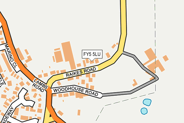 FY5 5LU map - OS OpenMap – Local (Ordnance Survey)