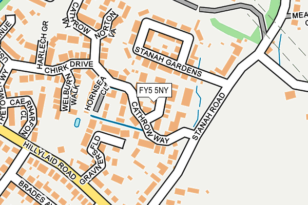 FY5 5NY map - OS OpenMap – Local (Ordnance Survey)