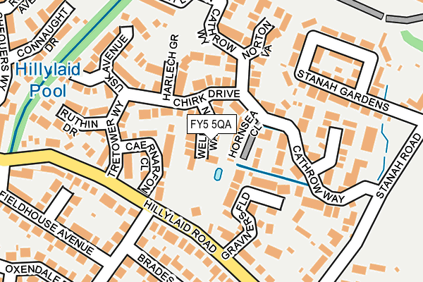 FY5 5QA map - OS OpenMap – Local (Ordnance Survey)