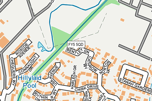 FY5 5QD map - OS OpenMap – Local (Ordnance Survey)