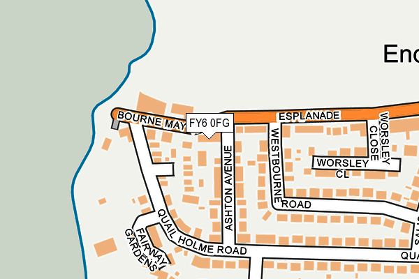 FY6 0FG map - OS OpenMap – Local (Ordnance Survey)