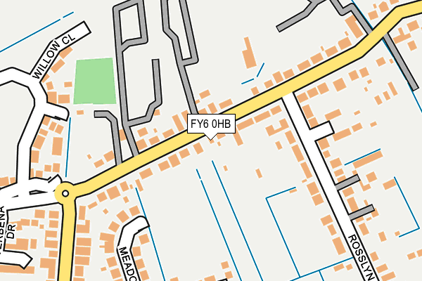 FY6 0HB map - OS OpenMap – Local (Ordnance Survey)