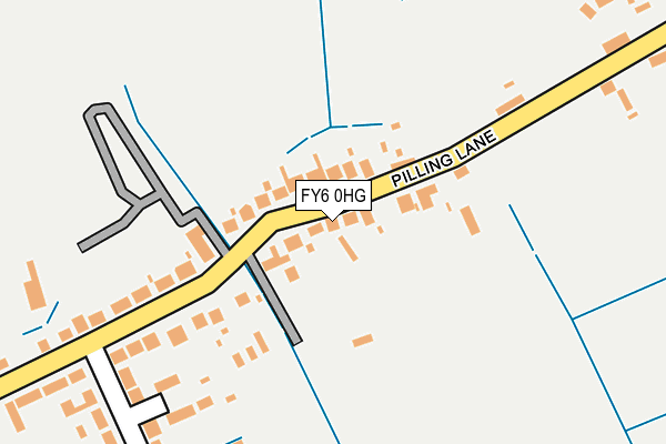 FY6 0HG map - OS OpenMap – Local (Ordnance Survey)
