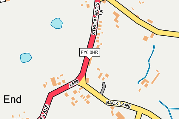 FY6 0HR map - OS OpenMap – Local (Ordnance Survey)