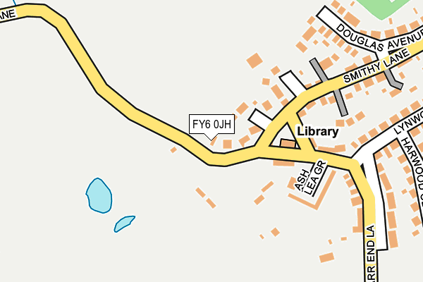 FY6 0JH map - OS OpenMap – Local (Ordnance Survey)