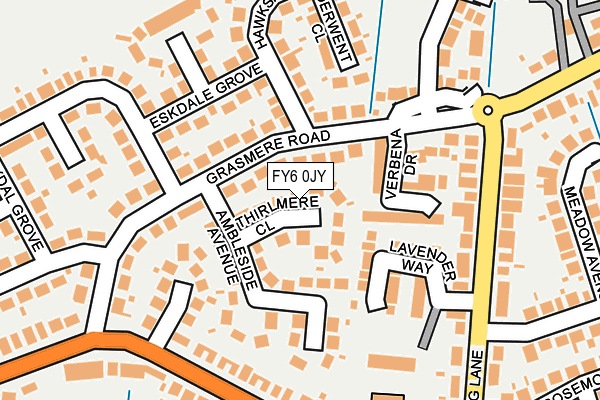 FY6 0JY map - OS OpenMap – Local (Ordnance Survey)