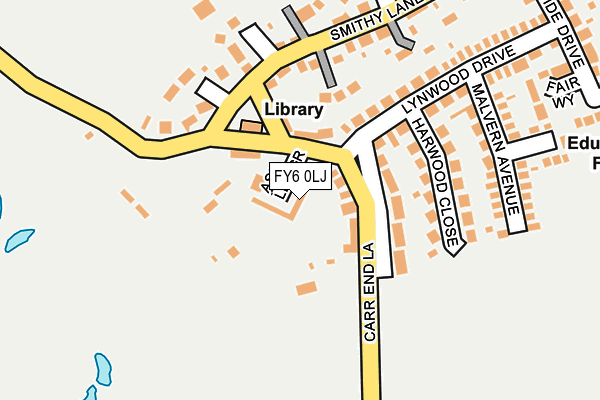 FY6 0LJ map - OS OpenMap – Local (Ordnance Survey)