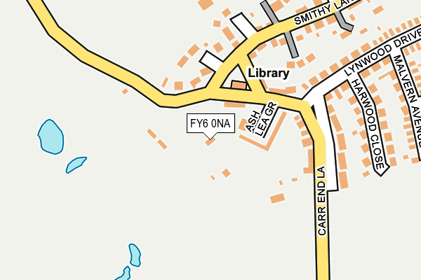 FY6 0NA map - OS OpenMap – Local (Ordnance Survey)
