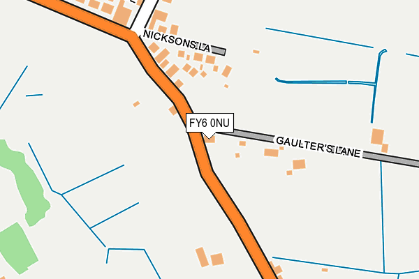 FY6 0NU map - OS OpenMap – Local (Ordnance Survey)