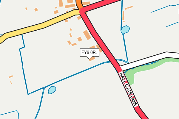 FY6 0PJ map - OS OpenMap – Local (Ordnance Survey)
