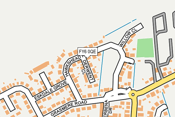 FY6 0QE map - OS OpenMap – Local (Ordnance Survey)