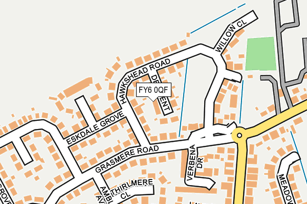 FY6 0QF map - OS OpenMap – Local (Ordnance Survey)