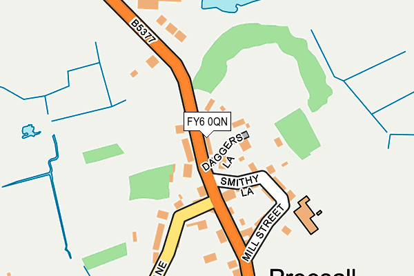 FY6 0QN map - OS OpenMap – Local (Ordnance Survey)