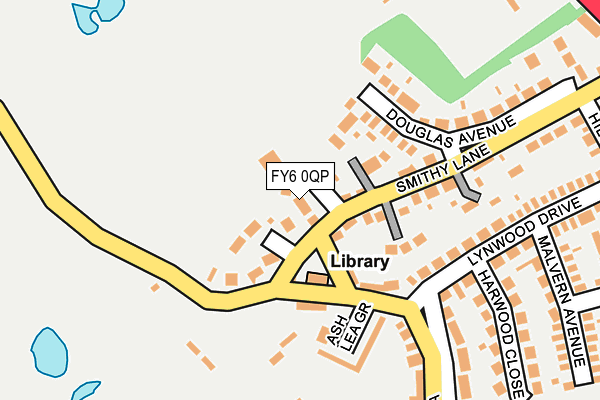 FY6 0QP map - OS OpenMap – Local (Ordnance Survey)