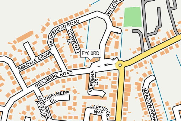 FY6 0RD map - OS OpenMap – Local (Ordnance Survey)