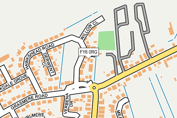 FY6 0RG map - OS OpenMap – Local (Ordnance Survey)
