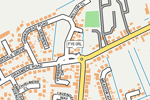FY6 0RL map - OS OpenMap – Local (Ordnance Survey)