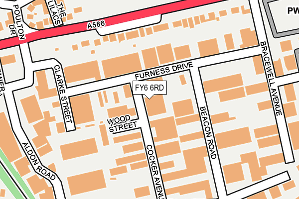 FY6 6RD map - OS OpenMap – Local (Ordnance Survey)