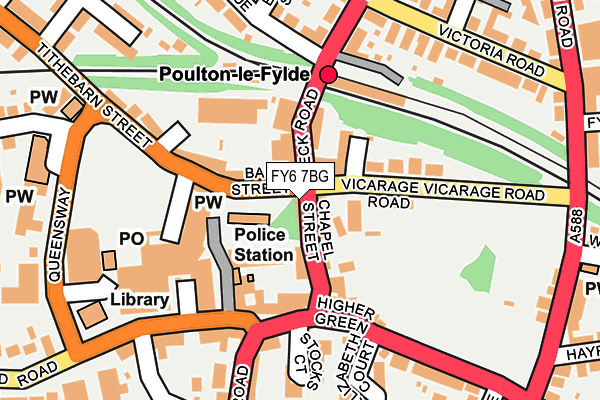 FY6 7BG map - OS OpenMap – Local (Ordnance Survey)