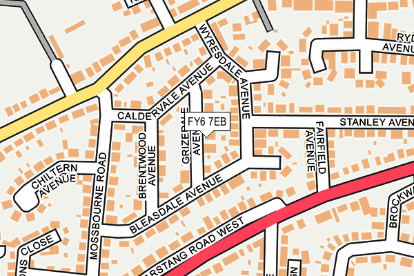 FY6 7EB map - OS OpenMap – Local (Ordnance Survey)