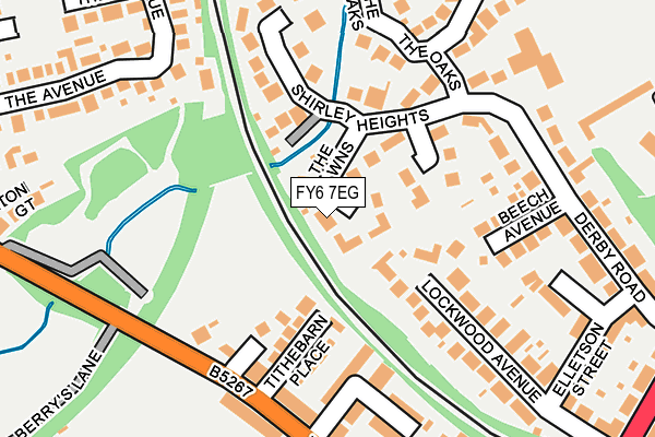 FY6 7EG map - OS OpenMap – Local (Ordnance Survey)