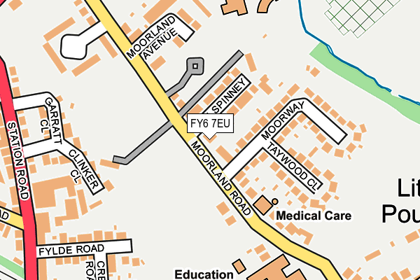 FY6 7EU map - OS OpenMap – Local (Ordnance Survey)
