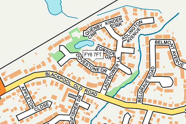 FY6 7FT map - OS OpenMap – Local (Ordnance Survey)